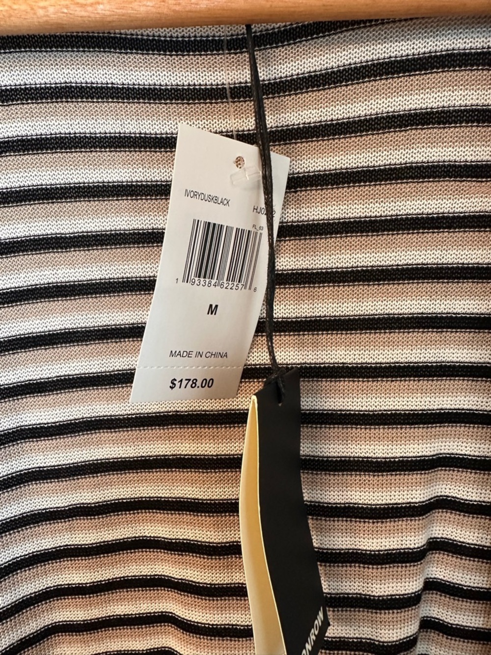NWT Monrow Stripe Sweater Cardigan M - Picture 8 of 10